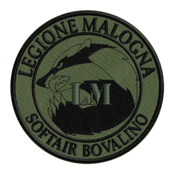 Patch ricamato Softair BOVALINO legione Malogna 