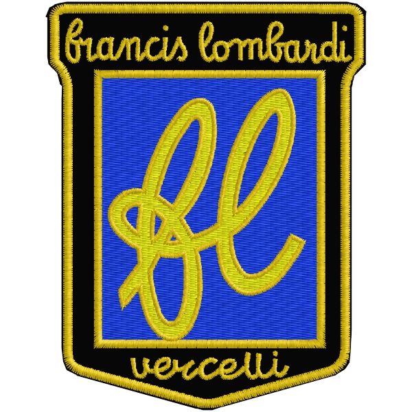 Stemma ricamato Francis Lombardi Cm 10 x 8 cod.20150214_B