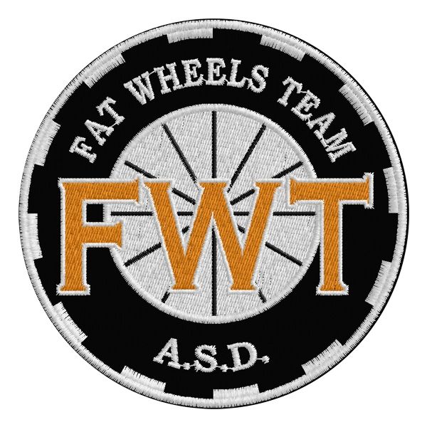 Patch ricamato A.S.D. FAT WHELLS TEAM Cod.20150216_A