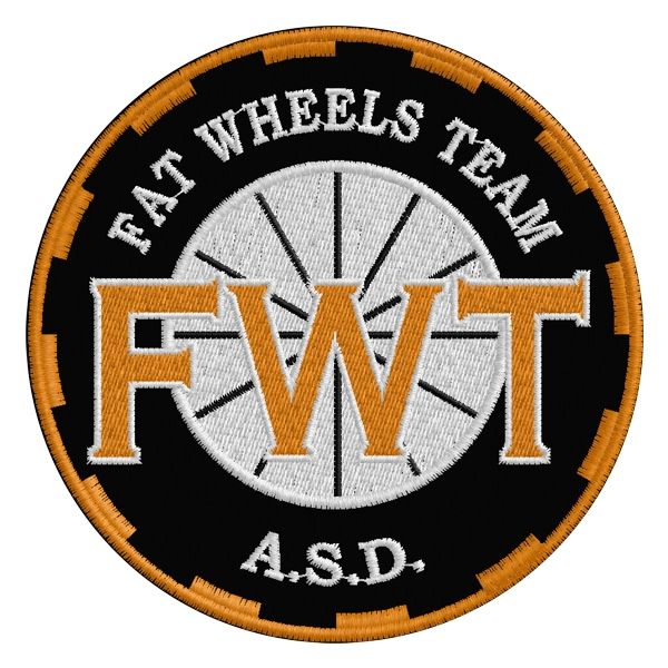Patch ricamato A.S.D. FAT WHELLS TEAM Cod.20150216_B