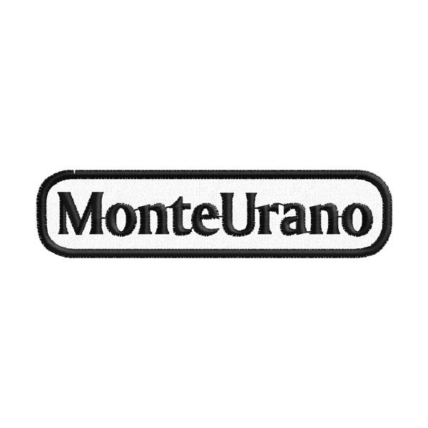 Patch  ricamato 8 x 2 Monte Urano Cod.20150217_C