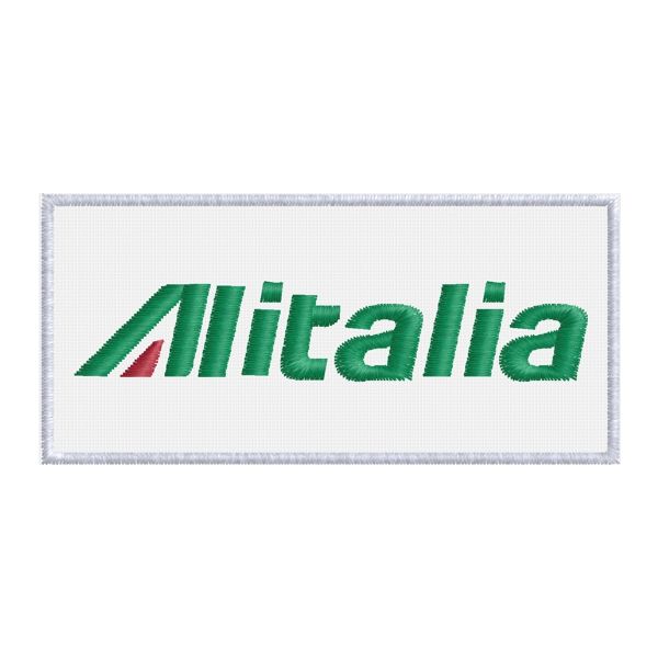 Patch  ricamato logo Alitalia cm.9 Cod.20150219_A