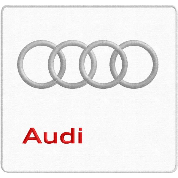 Stemmone cm.22x21 logo AUDI quattro cod.20150228_A
