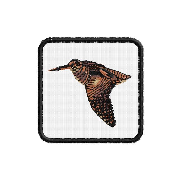 Patch quadrato 6 x 6 con beccaccia Cod. 20150301_A