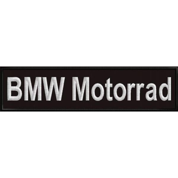 Etichetta PERSONALIZZATA BMW Motorrad su base cm.20 Cod.20150401_B