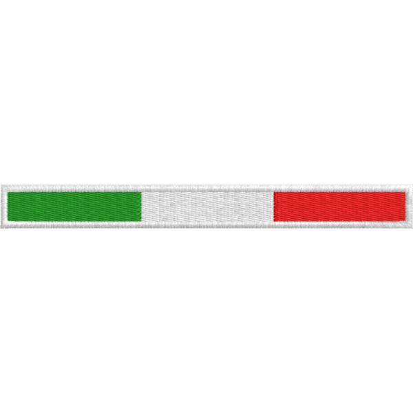 Patch Bandiera italiana lunga Cm11,5