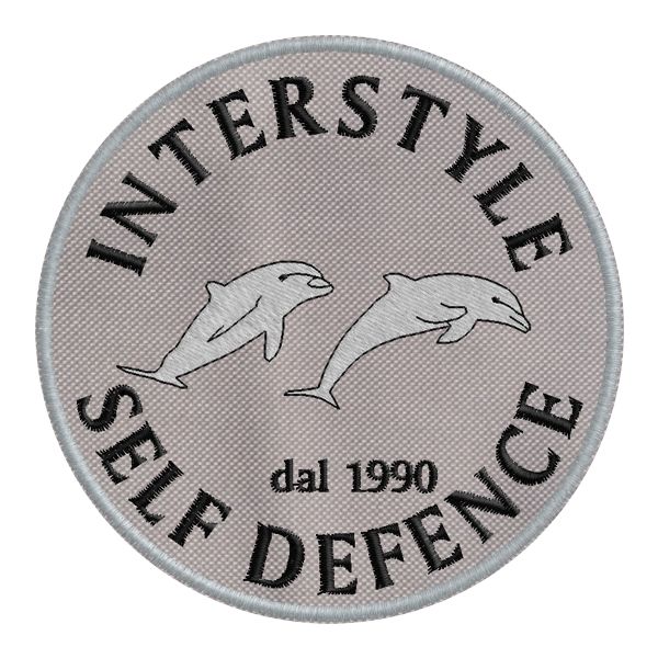 Patch rotondo delfini INTERSTYLE SELF DEFENCE Cod.20150413_B