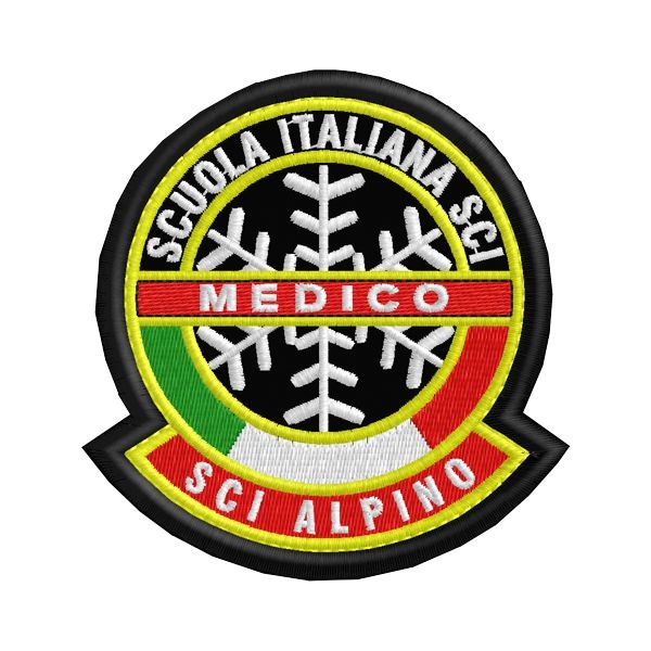 Stemma da SCI ALPINO con MEDICO o testo a piacere  Cod.20150422_A