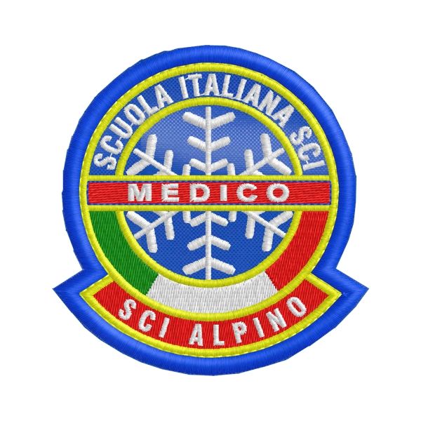 Stemma da SCI ALPINO con MEDICO o testo a piacere  Cod.20150422_A