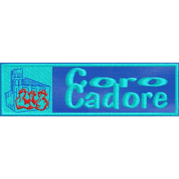 Patch ricamato CORO CADORE Cod.20150429_A