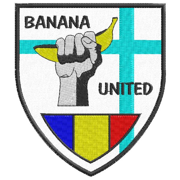 Patch ricamato bandiera ROMANIA Banana united Cod.20150502_B