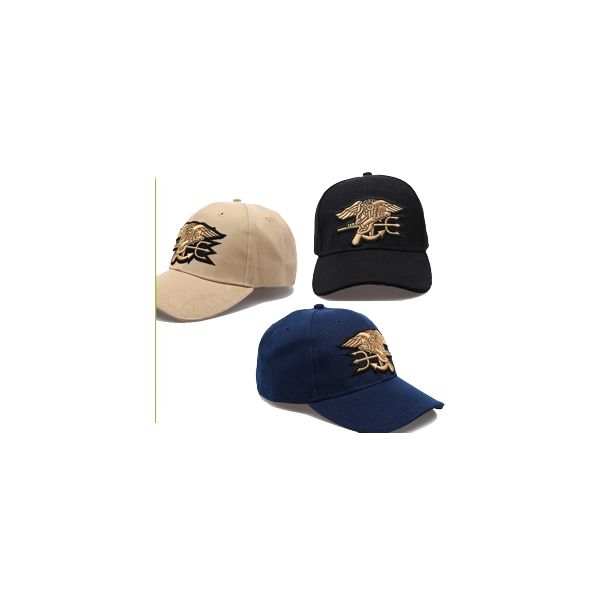 Patch ricamato Logo Navy Seals  con filato GOLD Brillante