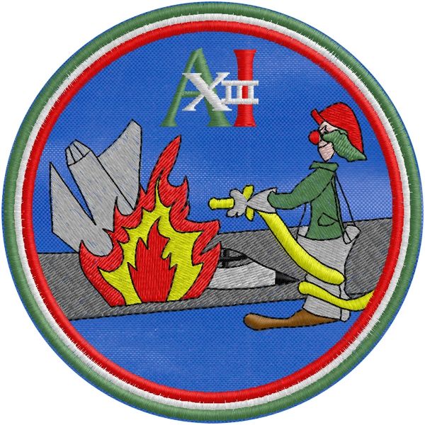 Patch ricamato pompiere CLOWN Cod.20150526_A