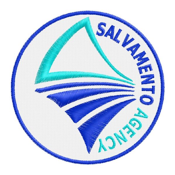 Etichetta ricamata (SALVAMENTO AGENCY) Cod.20150612_A