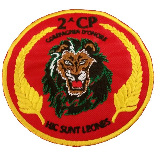 Prova reale ricamata 2 CP Hic Sunt Leones Cod.20150615_A
