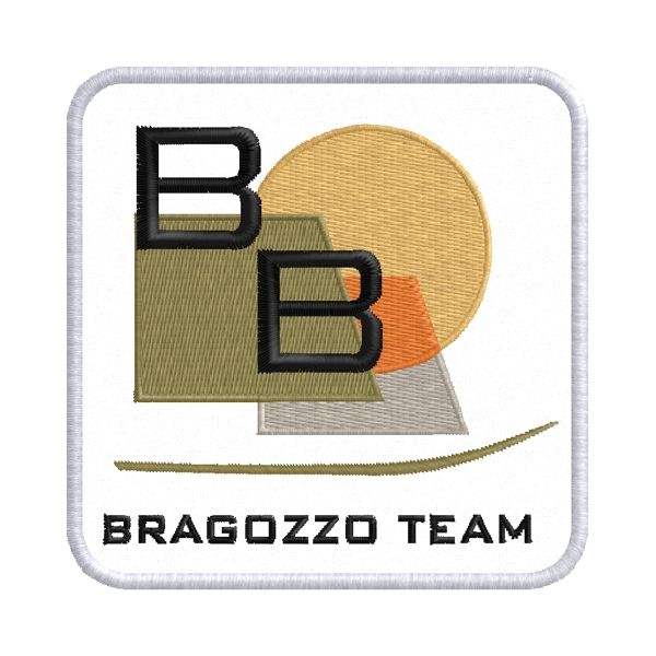 Etichetta ricamata (BB Bragozzo Team)  Cod.20150621_A