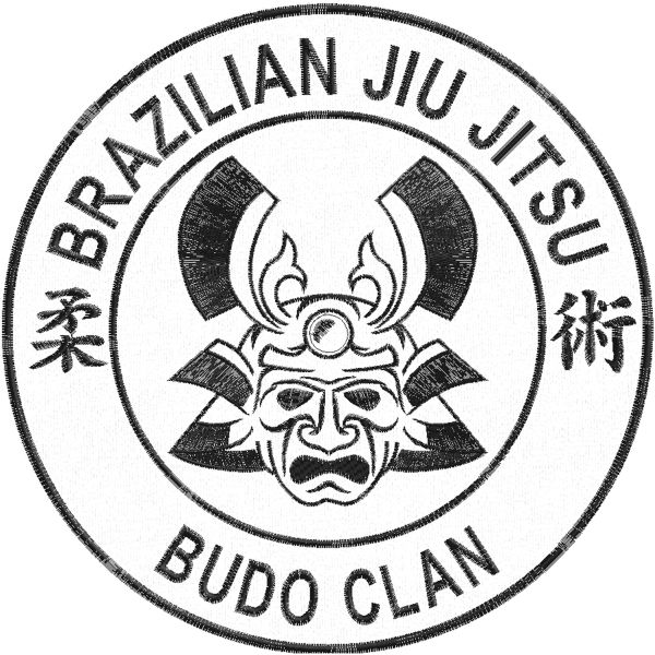 Patch diametro 25  Brazilian Jiu Jitsu BUDO CLAN cod.20150702_A