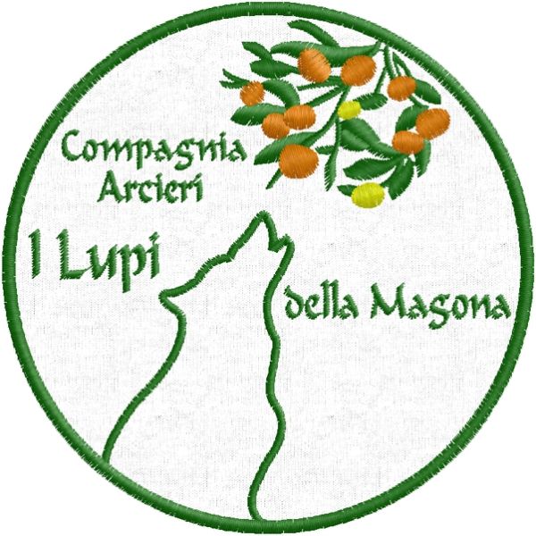 Patch diam.10 Arcieri i Lupi della Magona cod.20150705_A