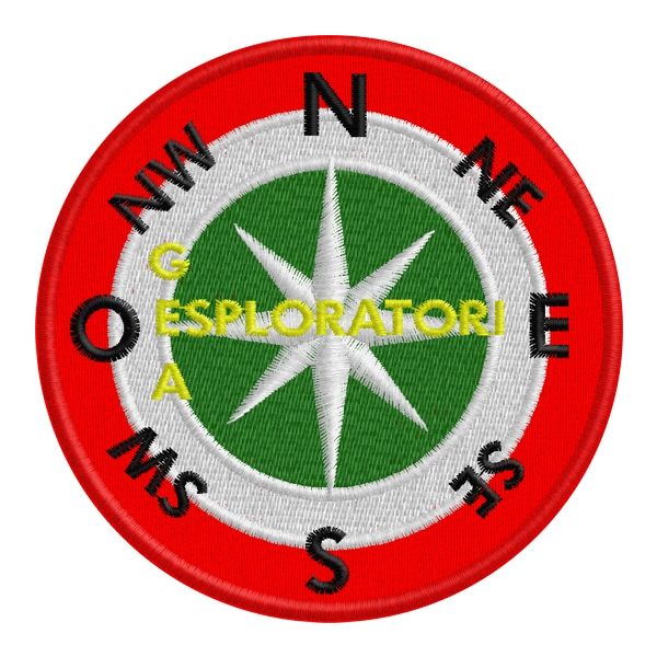 Patch tondo diam.9 GEA ESPLORATORI Cod. 20150706_A