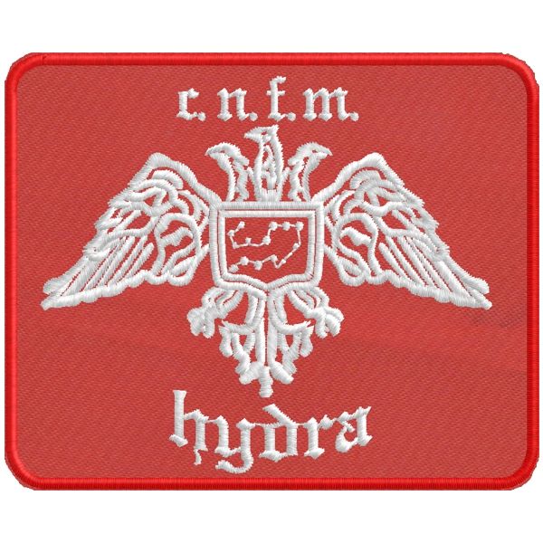 Patch rettangolare aquila 3 teste Hydra Cod. 20150708_A