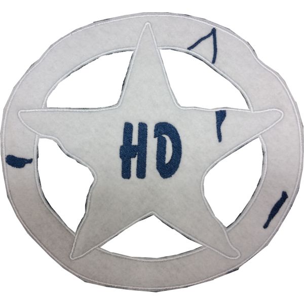 AMBIENTAZIONE PATCH RICAMATO  stella HD 