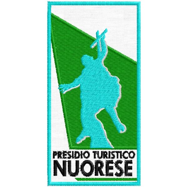 Patch ricamato PRESIDIO TURISTICO NUORESE Cod.20150726_A