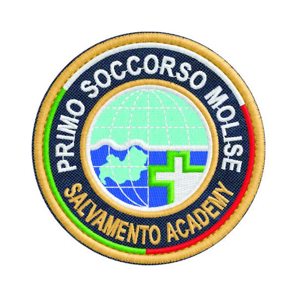 Patch ricamato SALVAMENTO ACADEMY Primo soccorso MOLISE Cod.20151002_B