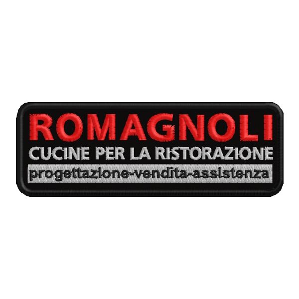 Patch ricamato ROMAGNOLI CUCINE , vendita-assistenza Cod.20151012_A