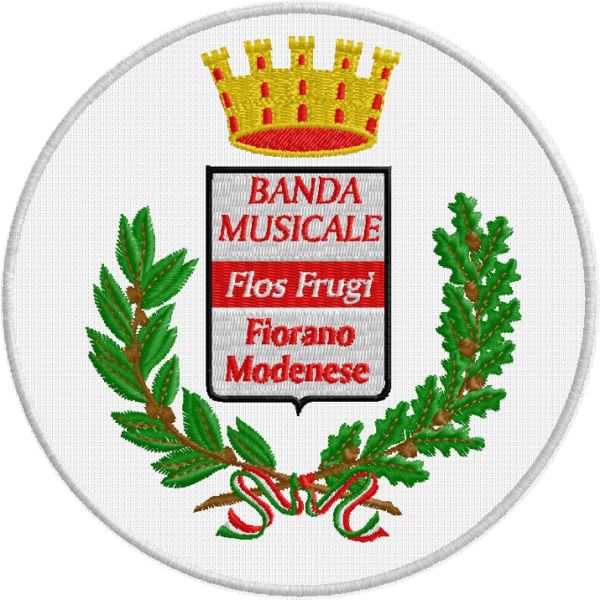 Stemma tondo BANDA MUSICALE Flos Frugi Fiorano Modenese Cod.20151013_A