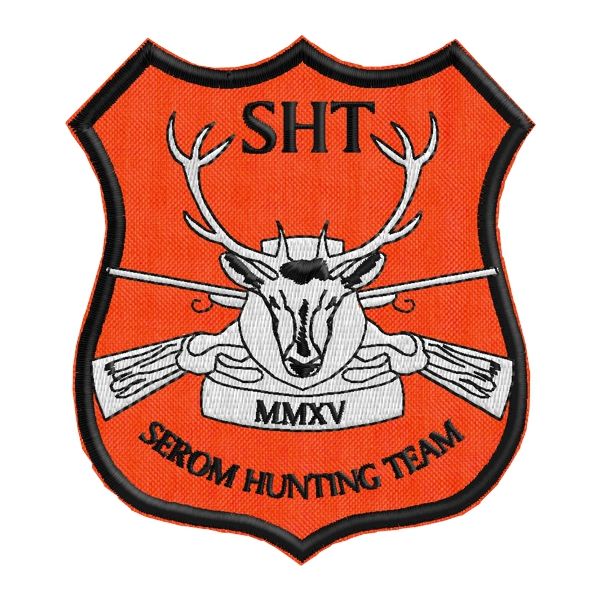 Patch Ricamato SEROM HUNTING TEAM Cod.20151017_A