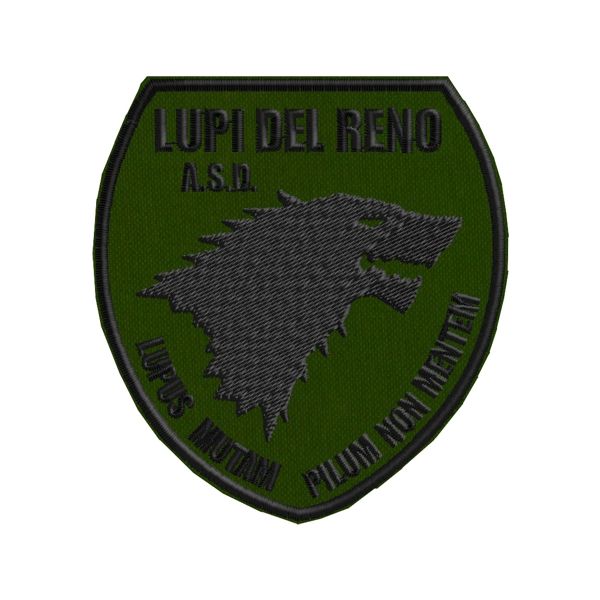 Patch ricamato A.S.D. LUPI DEL RENO cod. 20151021_beige1722