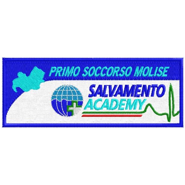 Patch ricamata primo soccorso molise SALVAMENTO Cod.20151109_A