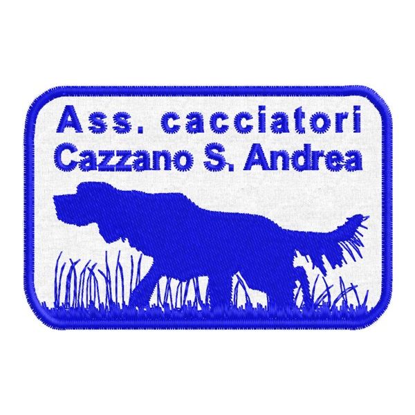 Patch Ricamato cacciatori di Cazzano S. Andrea Cod.20151112_A