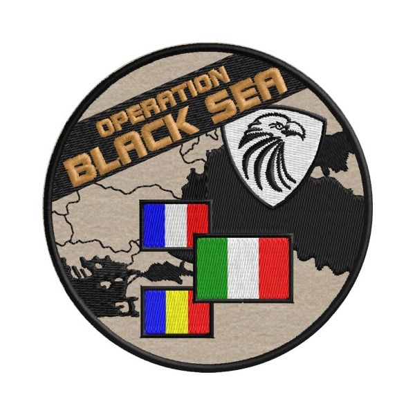 Patch ricamato OPERATION BLACK SEA cod.20151208_A