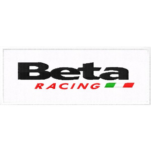 Patch ricamata BETA racing su base cm. 12 Cod.20151220_C