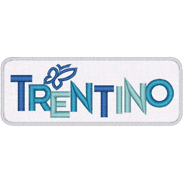 Patch ricamata Logo TRENTINO cm.10  Cod.20151232_B