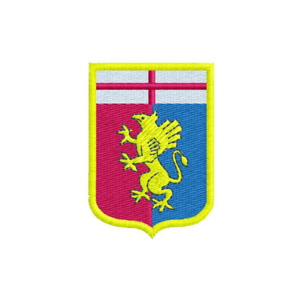 Patch  ricamato codice 2015_Patch_GENOA cm.6x4