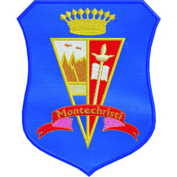 Patch ricamata Aeromodellismo "MONTECHRISTI"  Cod.20160103_A