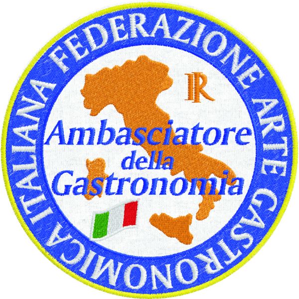 Stemma FAGI Ambasciatore della Gastronomia Cod.20160106_B 150mm.