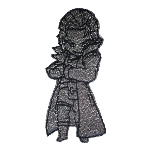 Patch Liquid snake chibi omino ricamato e sagomato cod.20160125_A