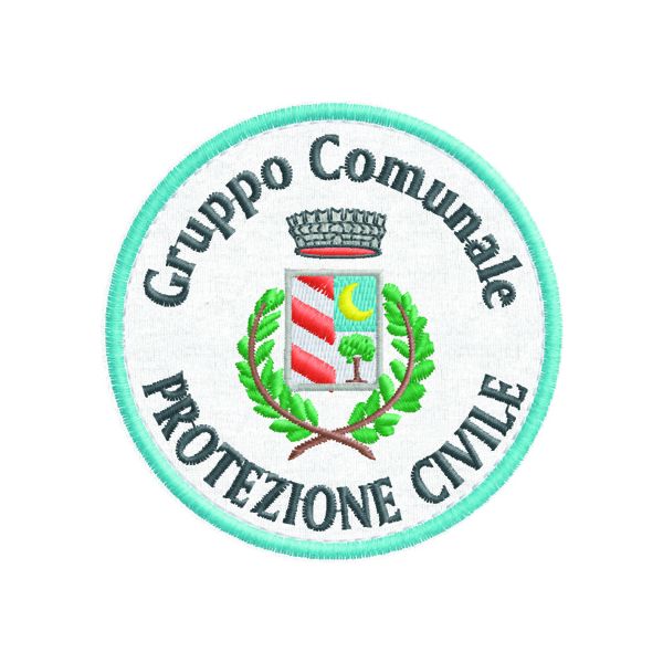 Patch ricamato protezione civile comune di Albareto (Parma)Cod.20160135_A