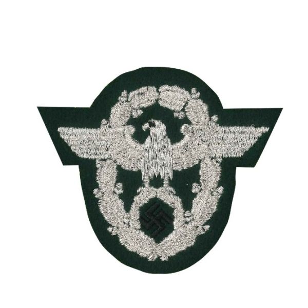 Feldgendarmerie (polizia militare) - fondo panno invecchiato Cod.20160211_A argento