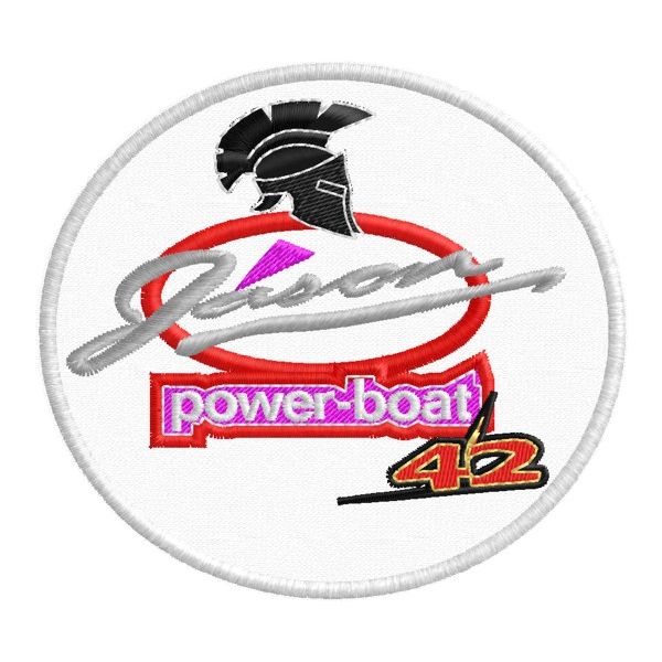 Patch realmente  ricamata Jason Power-boat