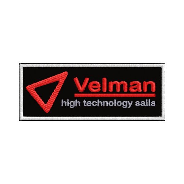 Patch ricamato VELMAN su base cm.8 Cod.20160420_A