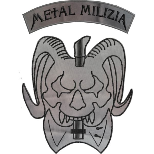 Patch da Schiena a semicurva METAL MILIZIA Cod.20160706_A