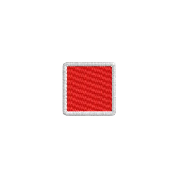 Patch ricamato Simbolo ISO Antincendio cod. 20160522_D