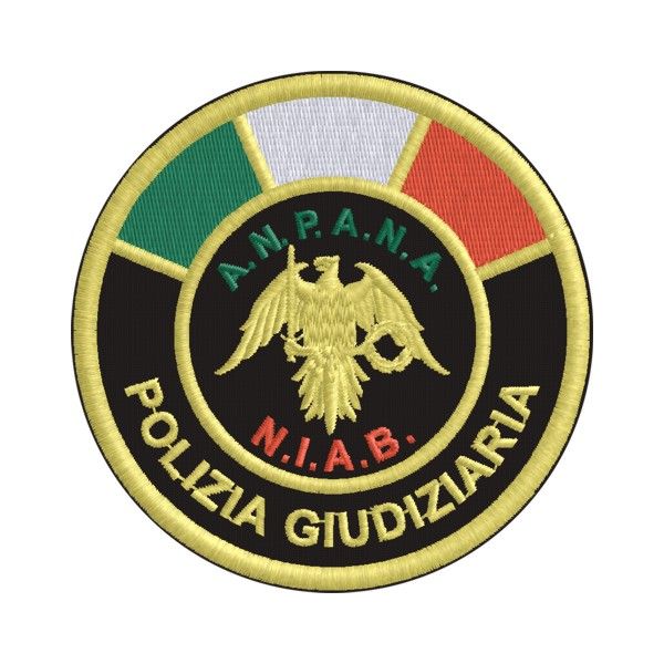 Patch diam.8,0 cm POLIZIA GIUDIZIARIA A.N.P.A.N.A. Cod.20160620_A
