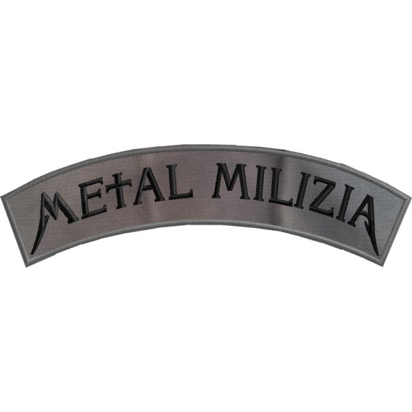 Patch da Schiena a semicurva METAL MILIZIA Cod.20160706_A