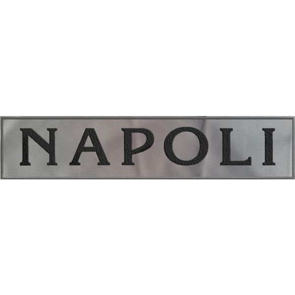 Patch da Schiena rettangolare cm. 40 (NAPOLI) Cod.20160708_C