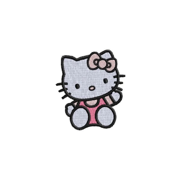 Patch ricamato Hello Kitty altezza 4,5 CM. Cod.20160852_A